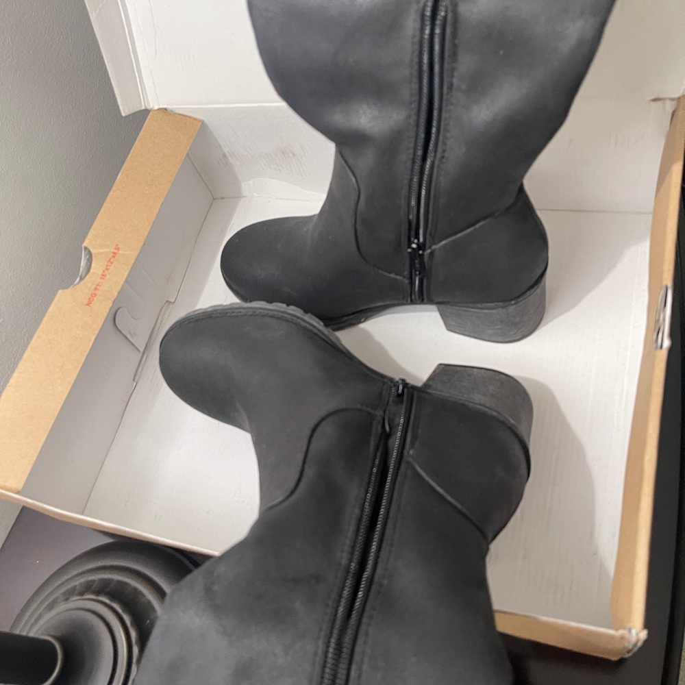 Black Knee High Boots — SO Brand Kohl’s